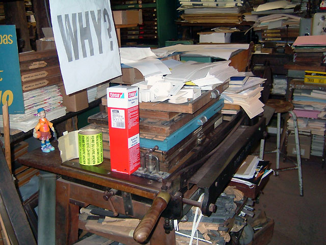 L'atelier de Jean-Jacques Sergent. L'atelier de Jean-Jacques Sergent.