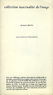Sous réserve d'inventaire