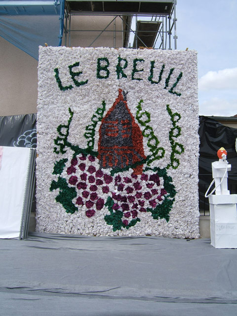 Panneau de fleurs...