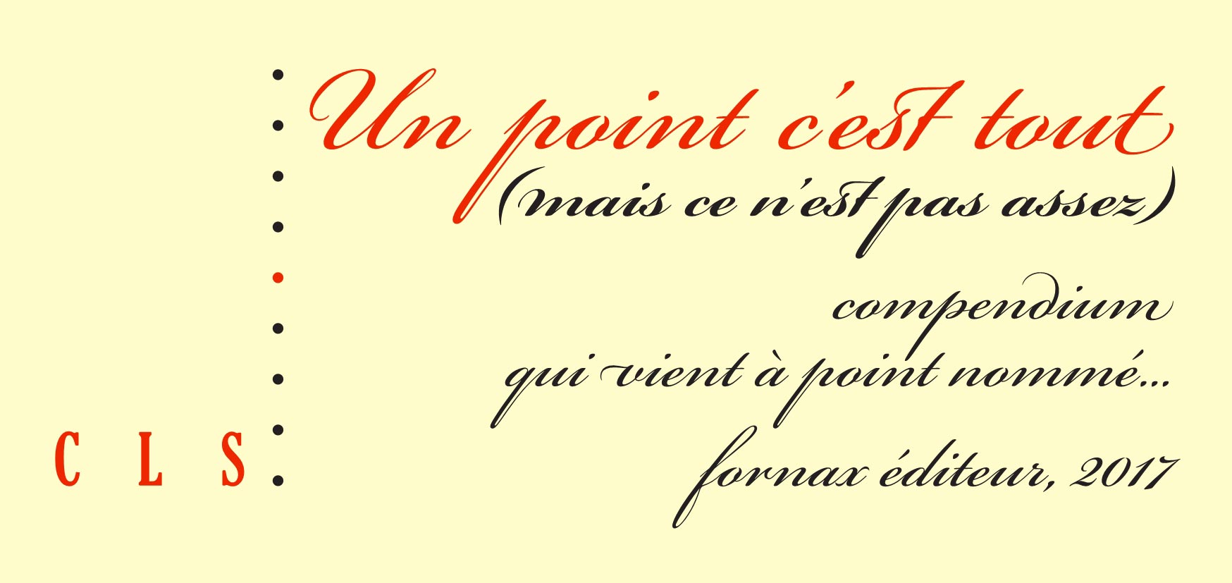 Un point c'est tout